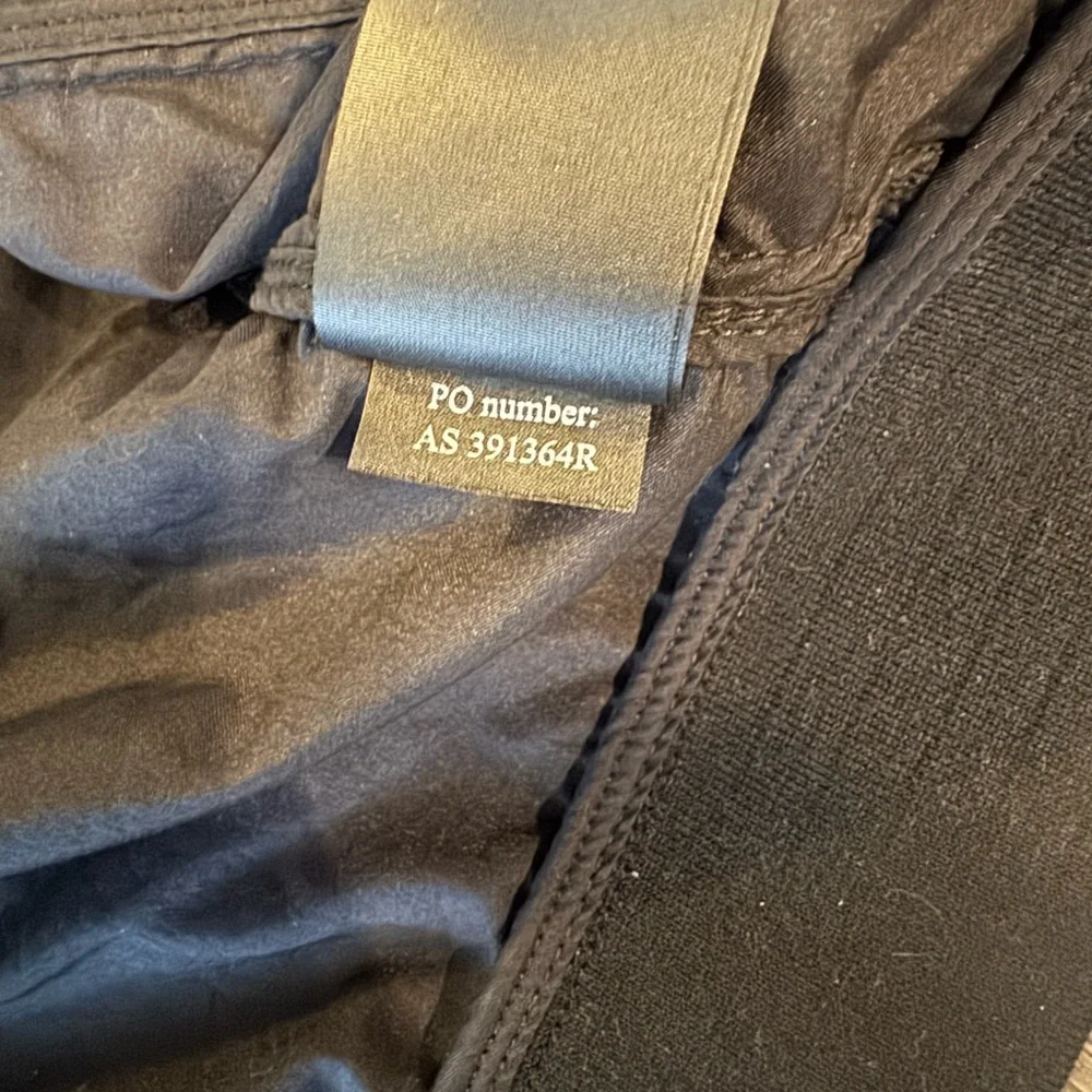 All Saints Black Lightweight Jacket with Stand-Up Collar and Silver Zipper - Picture 7 of 7